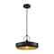 Designers Fountain Odea 60 Watt 1 Light Matte Black Pendant with Metal Shade D295M-14P-MB - alternate 1